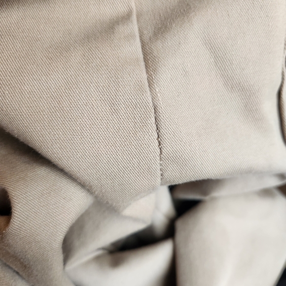 PrettyLittleThing Womens Drawstring Wide Leg Baggy Khaki Cargos Size 10 - Picture 13 of 16